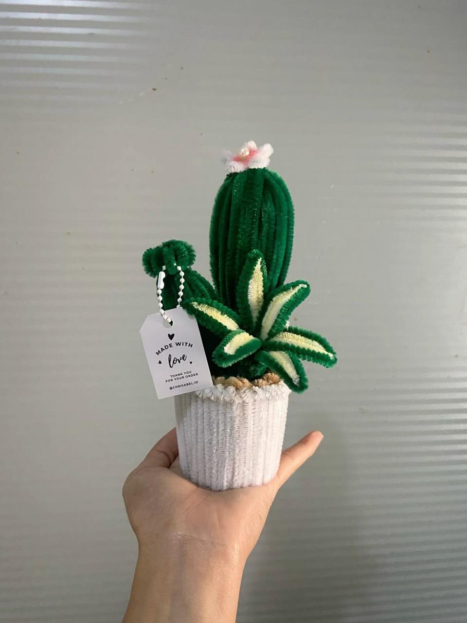 green flower