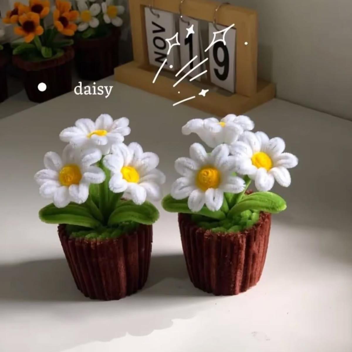 white artifical flower